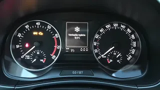 cold start (-9°C) - Skoda fabia 1.2TSI (81kW)