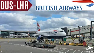 BRITISH AIRWAYS [TRIPREPORT] DÜSSELDORF - LONDON HEATHROW | AIRBUS A319 FULL HD