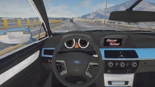 Ford Fusion Titanium 2015 - GTA 5 | Fast driving | Mod Sound X [Steering wheel gameplay]