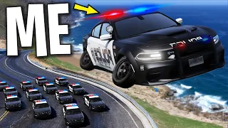 Trolling Cops with Flying Cop Car on GTA 5 RP