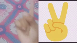 Hand & finger emoji challenge | @tiktok