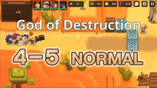 Guardian Tales 4-5 Normal Desert of Madness World HD 100% Full Game Play Story