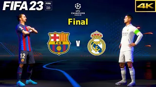 FIFA 23 - BARCELONA vs. REAL MADRID - Ft. Ibrahimovic, Ronaldo - UCL Final - El Clásico - PS5™ [4K]