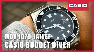 Unboxing The Casio Budget Diver MDV-107D-1A1VEF