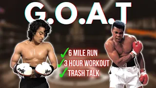 Muhammad Ali workout routine | Training like Muhammad Ali | Celebrity boxing workout