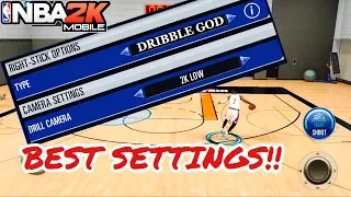 NBA 2K MOBILE BEST CONTROLS & Camera Settings!! How To Equip Right Stick in NBA 2K MOBILE