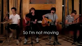 Before You Exit - The Man Who Can't Be Moved / For The First Time Mash Up Lyrics