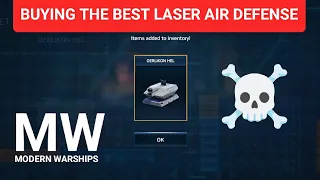 OERLIKON HEL Best Laser Airdefense Purchased in 250 Artcoin🤑 - Modern Warships