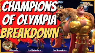 EARLY ACCESS! CHAMPIONS OF OLYMPIA FULL BREAKDOWN Part 1 | Rise of Kingdoms