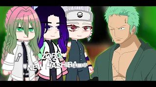 Hashiras React To Roronoa Zoro as New Hashira | One Piece | Demon Slayer | 🇺🇲/🇧🇷 | V i n s m o k e