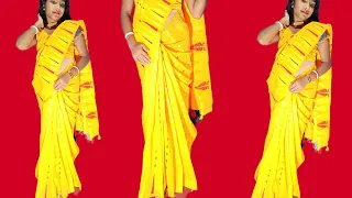 easy saree pleating tricks for | perfectly daily saree draping with saree bangali style drape ||