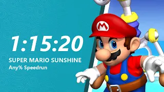Super Mario Sunshine Any% Speedrun in 1:15:20