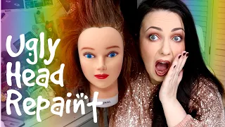 UGLY MANNEQUIN HEAD MAKEOVER | Doll Repaint by Poppen Atelier