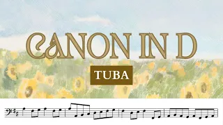 🌻 TUBA | Pachelbel Canon in D • sheet music