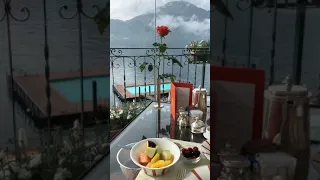 The Tremezzo breakfast on Lake Como, Italy 🇮🇹 2019
