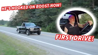 The Turbo LS OBS Street Truck MAKING SOME BOOST on the First Drive!