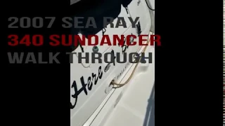Sea Ray 340 Sundancer - "Here 4 Beer" Walk Through