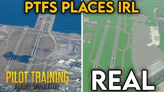 PTFS Airports In Real Life! - (Pilot Training Flight Simulator)