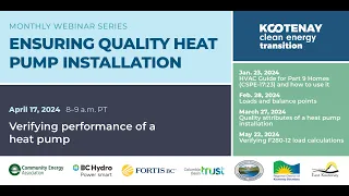 Ensuring Quality Heat Pump Installations: Quality attributes of an installation