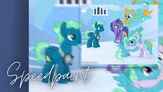 MLP:FIA [Next Gen]-Speedpaint-Stinger siblings