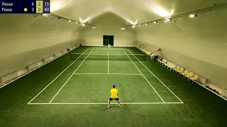 Теннис одиночка (Рома - Леша) 2 сет || 3.0 - 4.0 NTPR