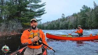 Back In Black. Three Days Camping In Rain and Sun. Spring Flood On The Black River.