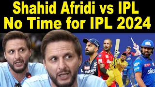 Shahid Afridi reaction on IPL 2024 Matches | Latest Interview