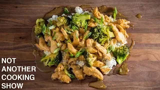 CHICKEN WITH BROCCOLI IN A BROWN SAUCE | CHINESE TAKE OUT AT HOME