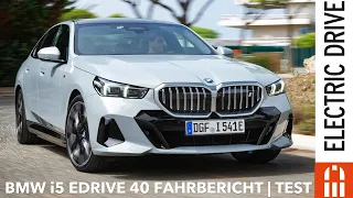 BMW i5 eDrive 40 Fahrbericht Test Review Verbrauch | Electric Drive Check