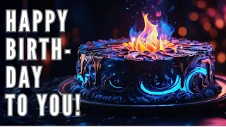 Happy Birthday to you! Happy Birthday wishes of lava birthday cakes set to Happy Birthday song music