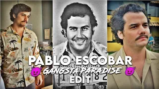 NARCOS ||👑 Pablo Escobar 👑||  Gangsta Paradise Edit 😈❤️ WhatsApp Status