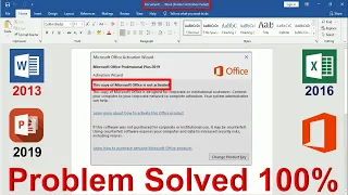 Product Activation Failed Office 2019 | Product Activation Failed