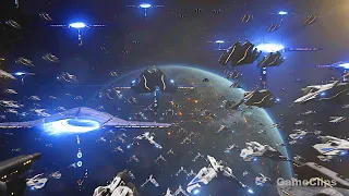 All Fleets Meet For Final Space Battle Scene 4K ULTRA HD - MASS EFFECT 3 LEGENDARY EDITION