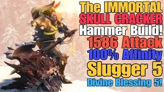 MHW: Iceborne - The Immortal Skull Cracker Hammer Build! (Ruinous Obliteration)