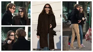 Kaia Gerber Visits the Louis Vuitton Foundation with a mystery man