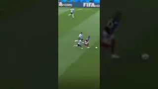 Mbappe sprinting VS Argentina