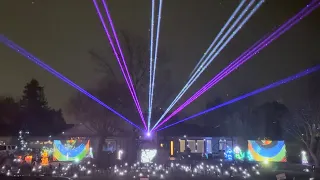 2023 Disneyland Inspired Holiday Light Show