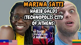 REACTION TO Marina Satti - HABIB GALDI (Live at Technopolis City of Athens) | FIRST TIME HEARING