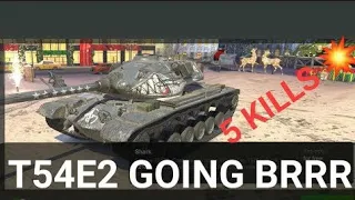 T54E2 💥 5 KILLS 💥 WOTB ⚡ WOTBLITZ ⚡ WORLD OF TANKS BLITZ GAMEPLAY