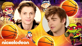 Jace Norman & Jack Griffo Play Basketball Stars 2 | Nick