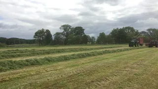 Fiat/NH 110-90 Turbo and JF 1060 lifting 3rd cut silage