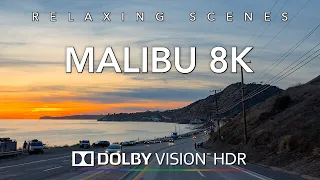 Driving Malibu California 8K HDR Dolby Vision - Santa Monica to Point Mugu