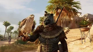Assassin's Creed Origins Stealth Kills & Assassinating Eudoros with Sekhmet Outfit