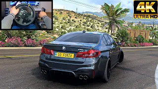 BMW M5 | Forza Horizon 5 | Thrustmaster TX Steering Wheel Gameplay