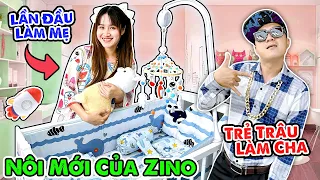 Mẹ Bầu Chế Tạo Nôi Cho Em Bé Zino - Vê Vê Channel