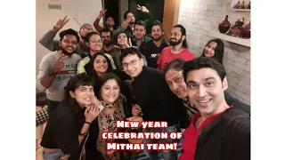 New year celebration of Mithai team at Adrit's place!❤❤❤