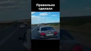 Наказал учителя            #авария #автохам #дуракинадороге