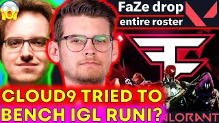 Cloud9 Drama LEAKED: Runi Benched?! FaZe Release Roster 😱 VCT News