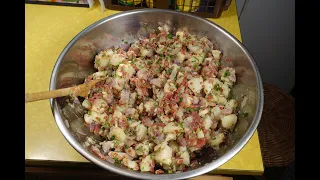 Making Vegetarian German Potato Salad