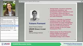 CEADIR Series: Accelerating Investment for Climate-Smart Agriculture and Forestry in Southeast Asia